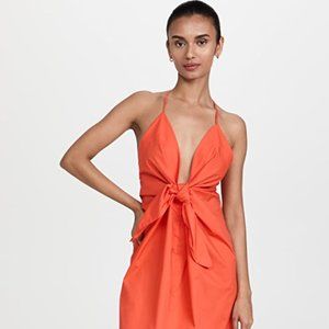 Coral Orange Dress